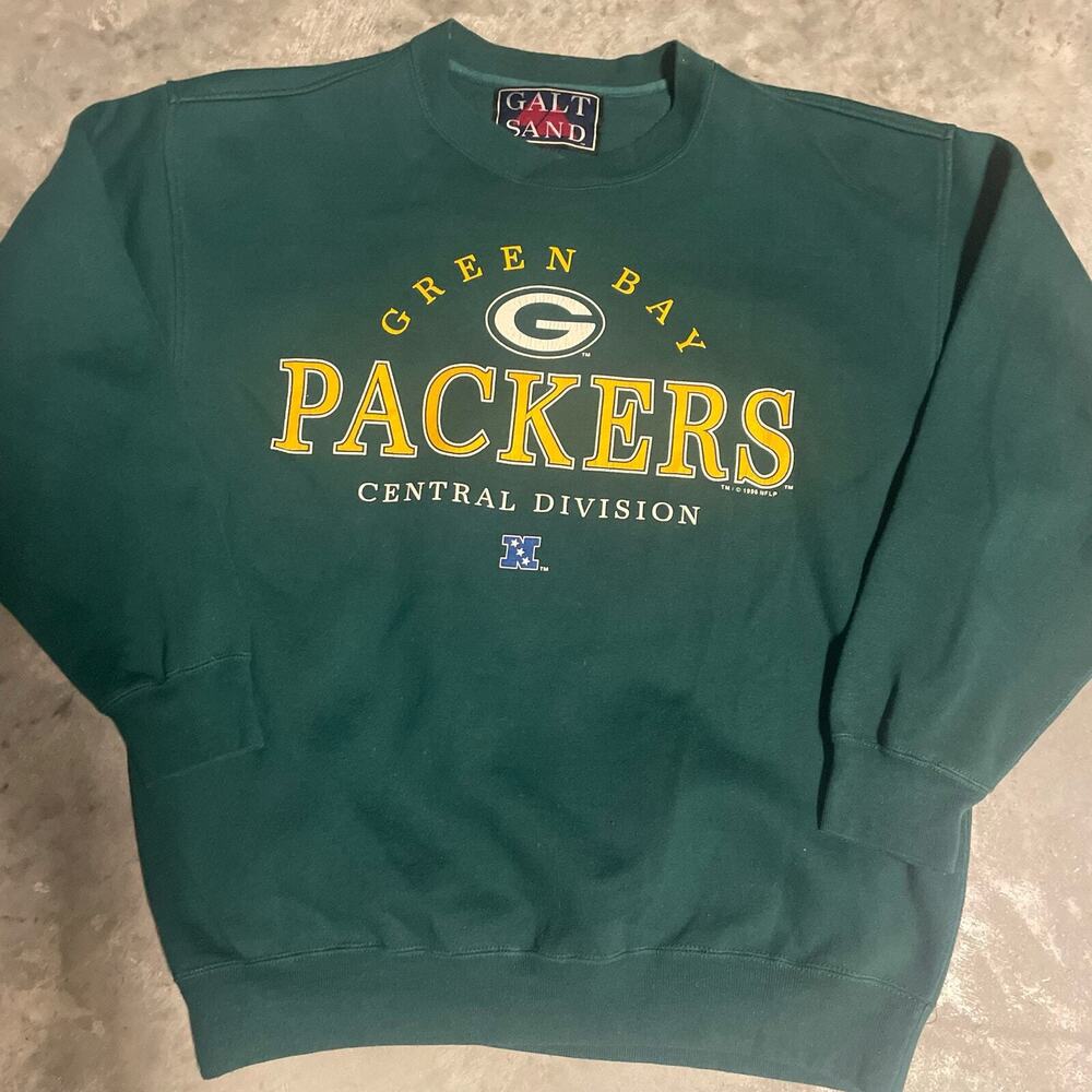 Vintage Galt Sand 1996 Green Bay Packers NFL Large  Sweatshirt